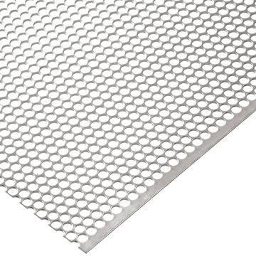 304 316 micron round hole polishing perforated stainless steel metal sheet